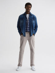 Reiss Jeans | Federal Paige Regular Fit Straight Leg Jeans Oyster - Men