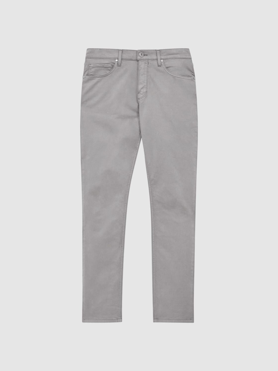 Reiss Jeans | Federal Paige Slim Fit Straight Leg Jeans Brushed Nickel - Men