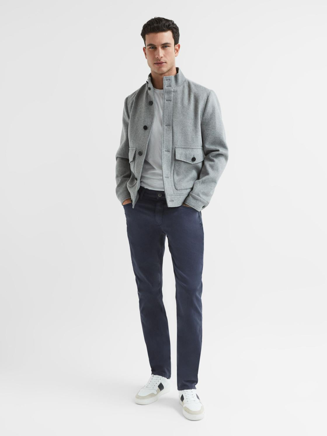 Reiss Jeans | Federal Paige Slim Fit Straight Leg Jeans Rich Navy - Men