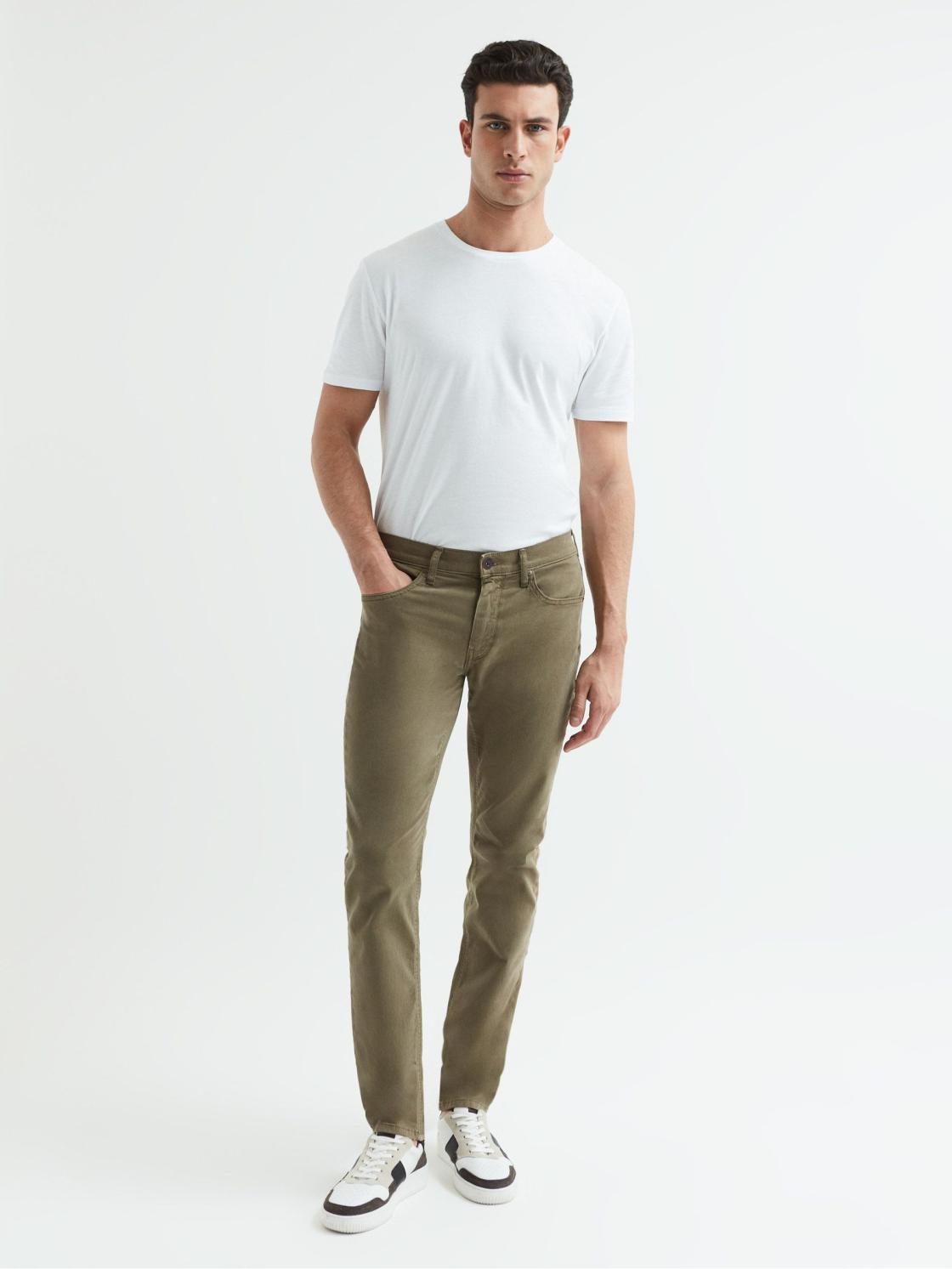 Reiss Jeans | Federal Paige Slim Fit Straight Leg Jeans Uniform Green - Men