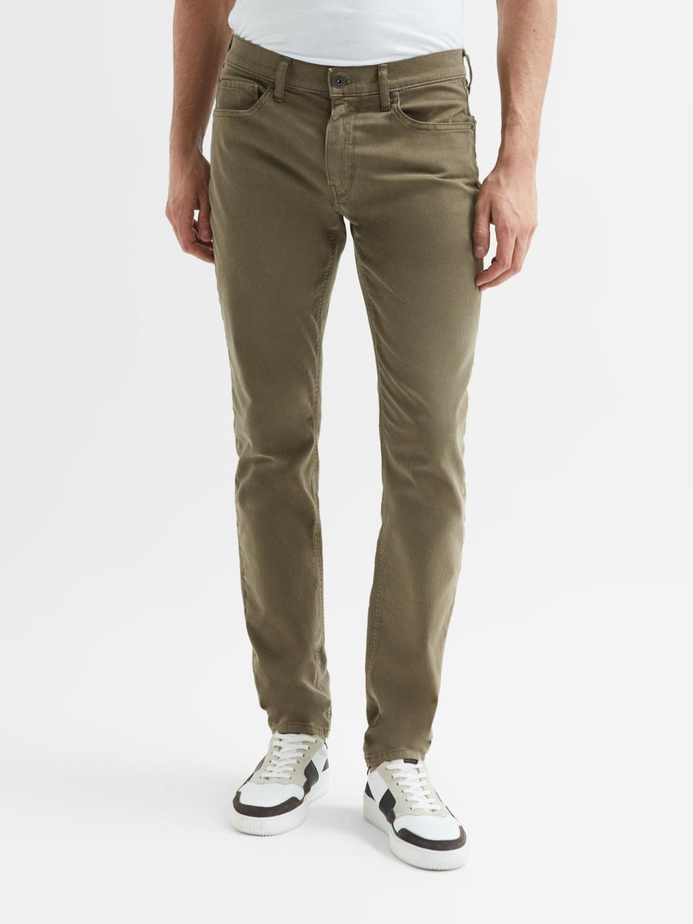 Reiss Jeans | Federal Paige Slim Fit Straight Leg Jeans Uniform Green - Men