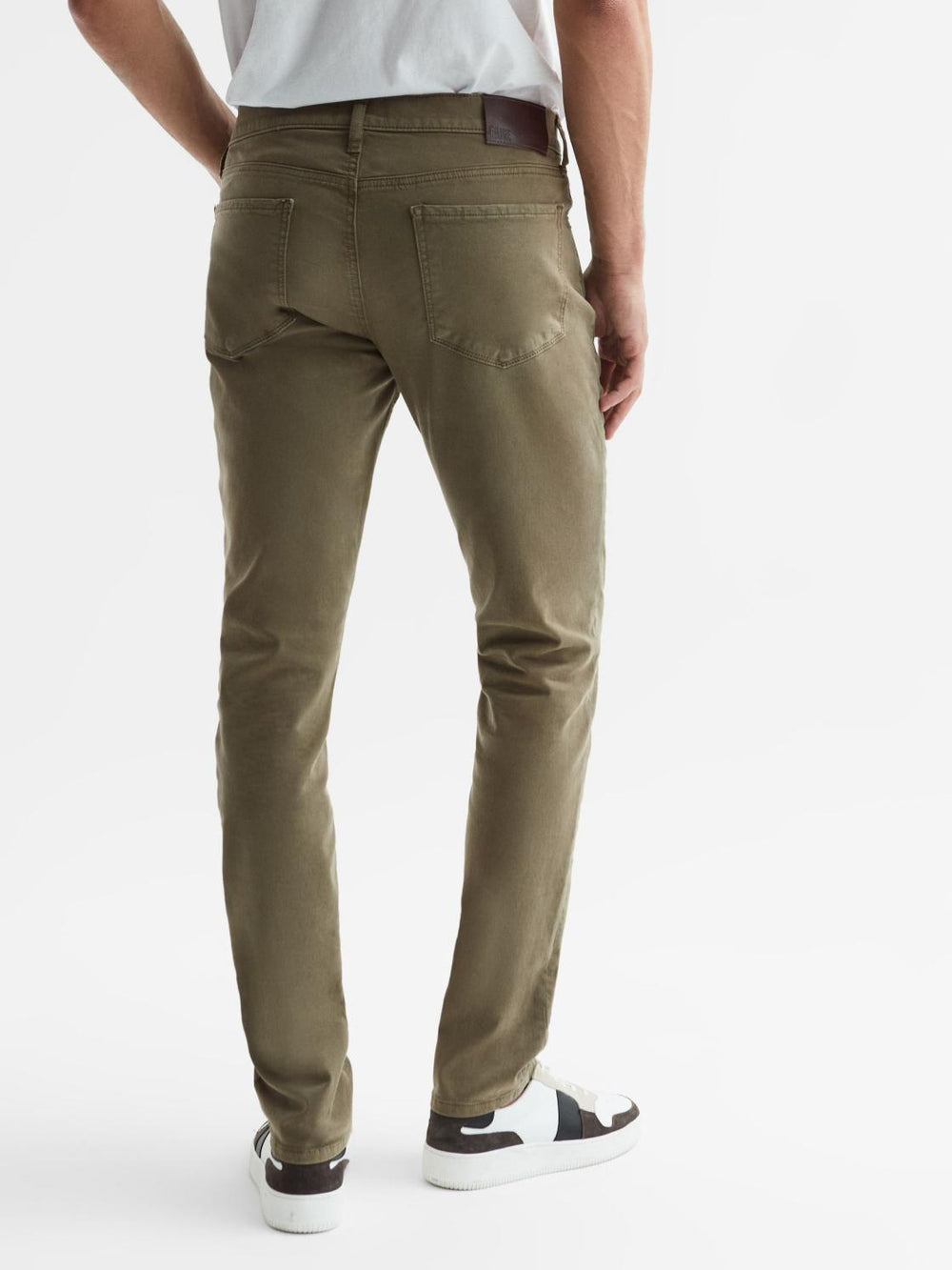 Reiss Jeans | Federal Paige Slim Fit Straight Leg Jeans Uniform Green - Men