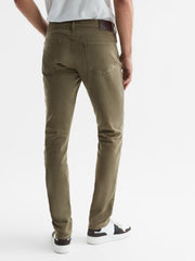 Reiss Jeans | Federal Paige Slim Fit Straight Leg Jeans Uniform Green - Men