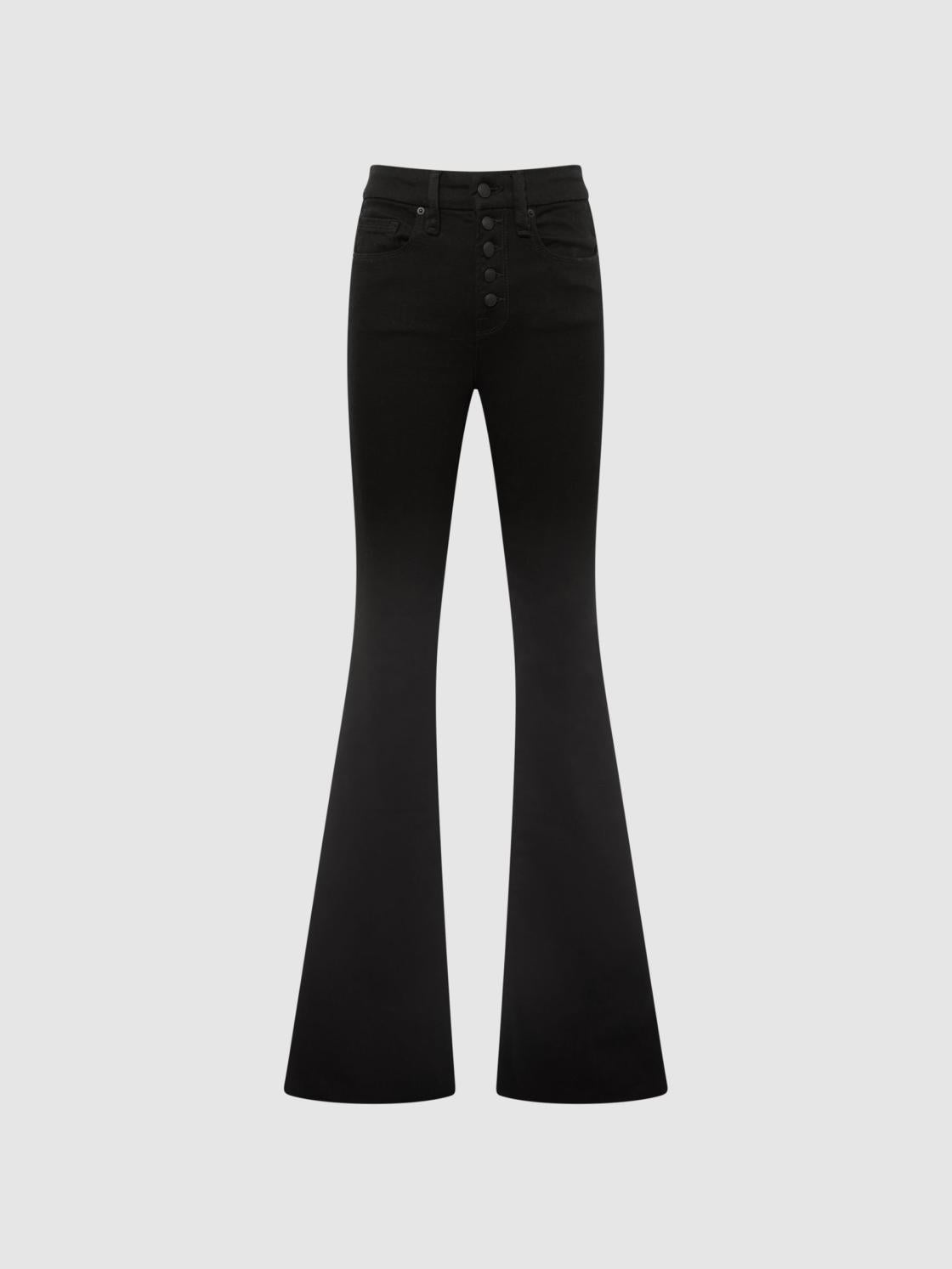 Reiss Jeans | Good American Flared Jeans Black - Women