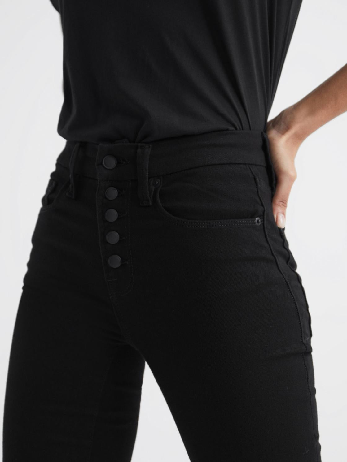Reiss Jeans | Good American Flared Jeans Black - Women