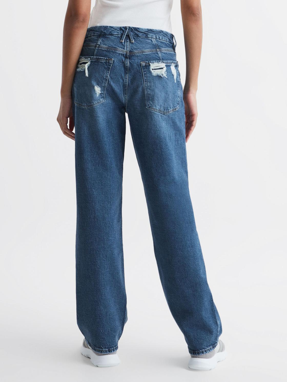 Reiss Jeans | Good American Good American 90s Fit Jeans Mid Blue - Women