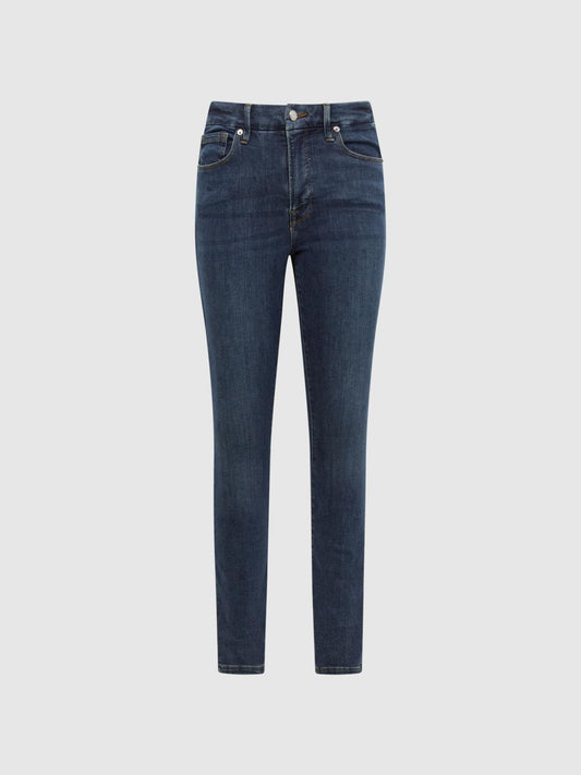Reiss Jeans | Good American Good American Released Hem Skinny Jeans Dark Blue - Women