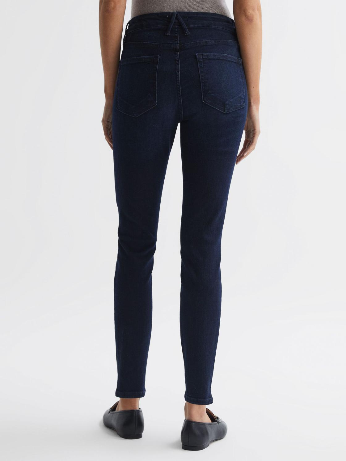 Reiss Jeans | Good American Good American Sculpting Skinny Jeans Mid Blue - Women