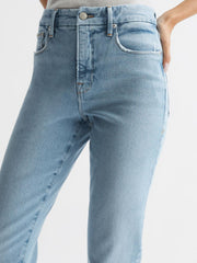 Reiss Jeans | Good American High Rise Inseam Split Jeans Mid Blue - Women