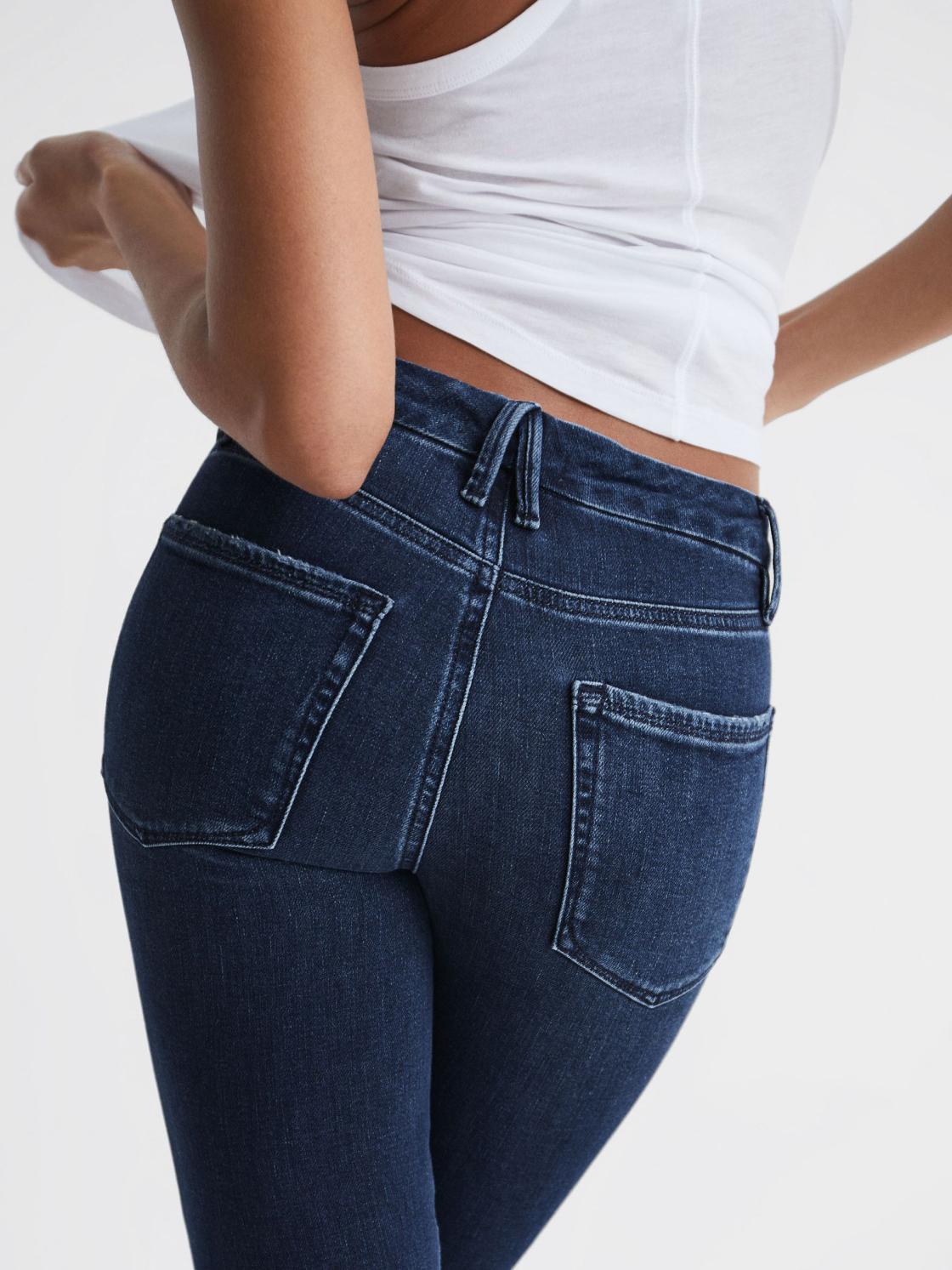 Reiss Jeans | Good American High Waist Skinny Jeans Indigo - Women