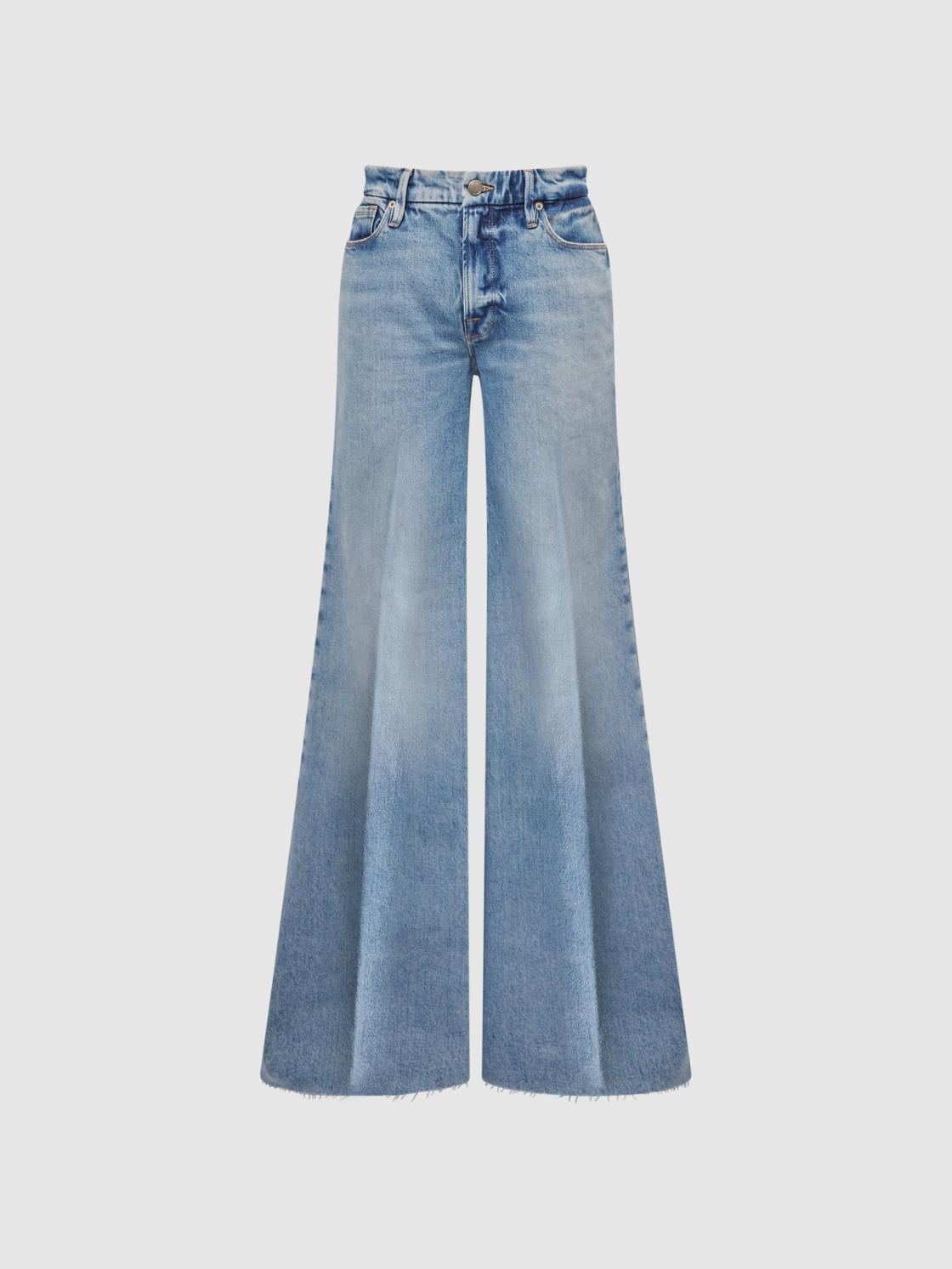 Reiss Jeans | Good American Palazzo Jeans Mid Blue - Women