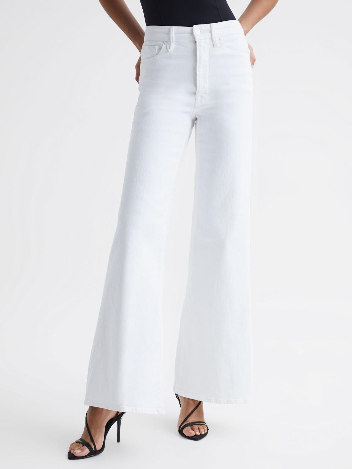 Reiss Jeans | Good American Palazzo Jeans White - Women