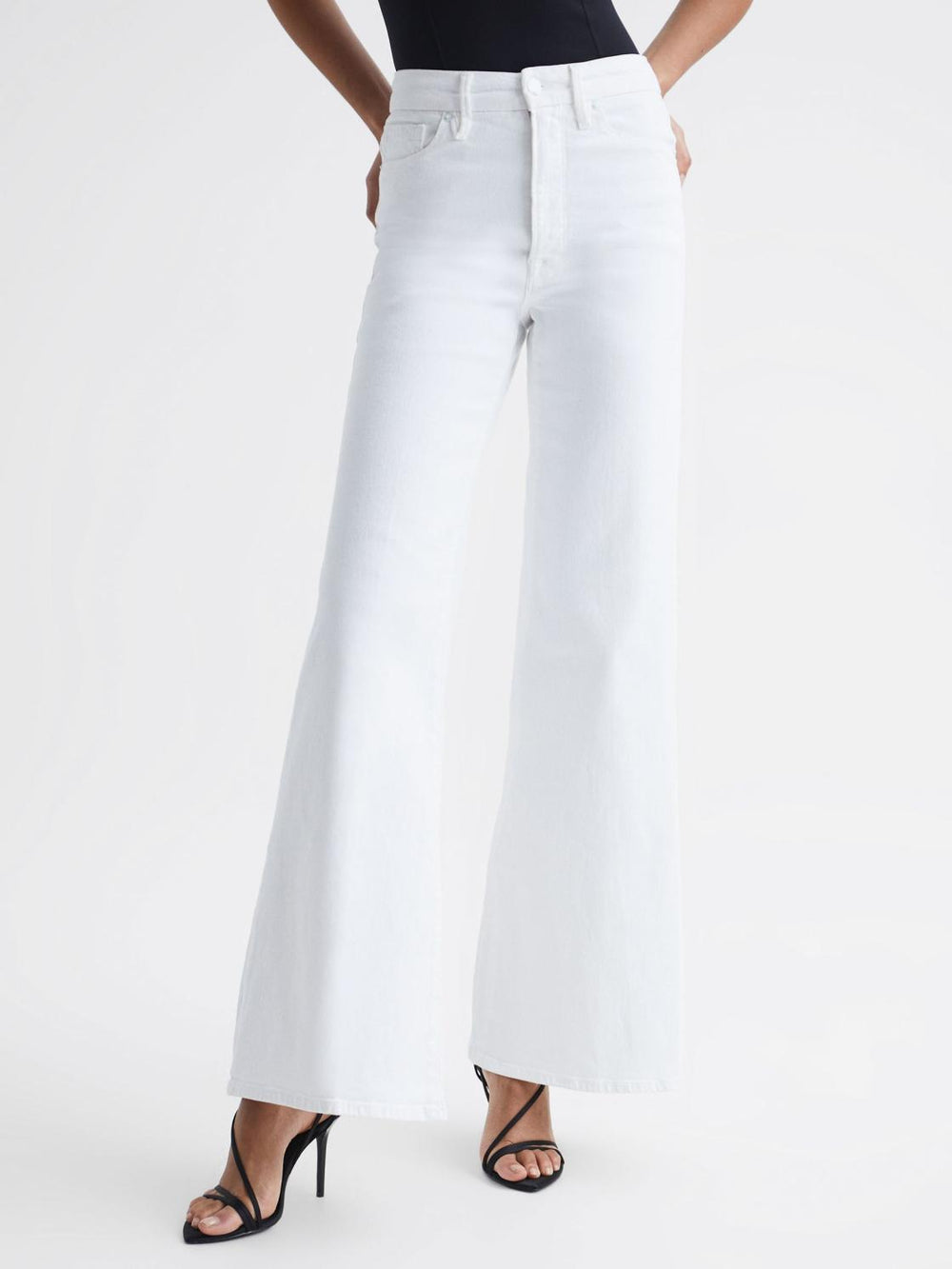 Reiss Jeans | Good American Palazzo Jeans White - Women