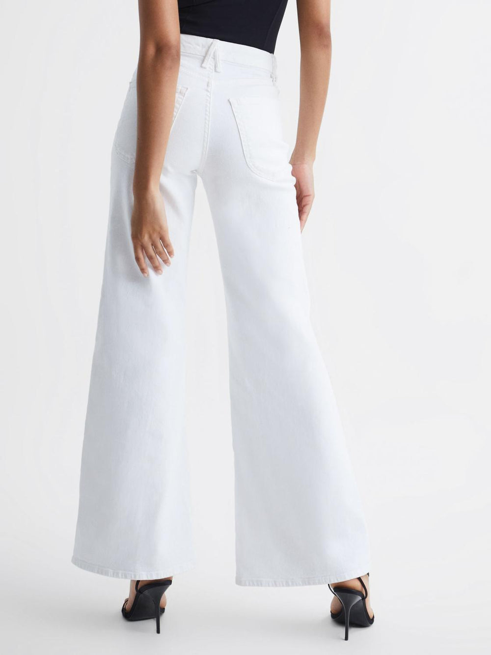 Reiss Jeans | Good American Palazzo Jeans White - Women