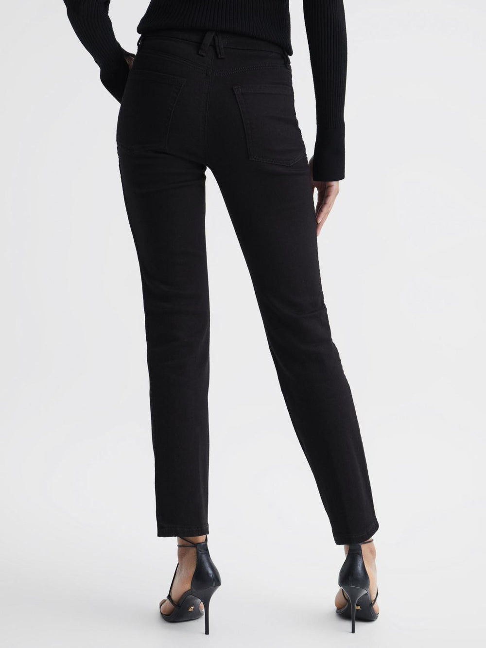Reiss Jeans | Good American Straight Jeans Black - Women