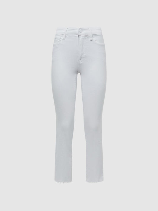 Reiss Jeans | Good American Straight Leg Skinny Jeans White - Women