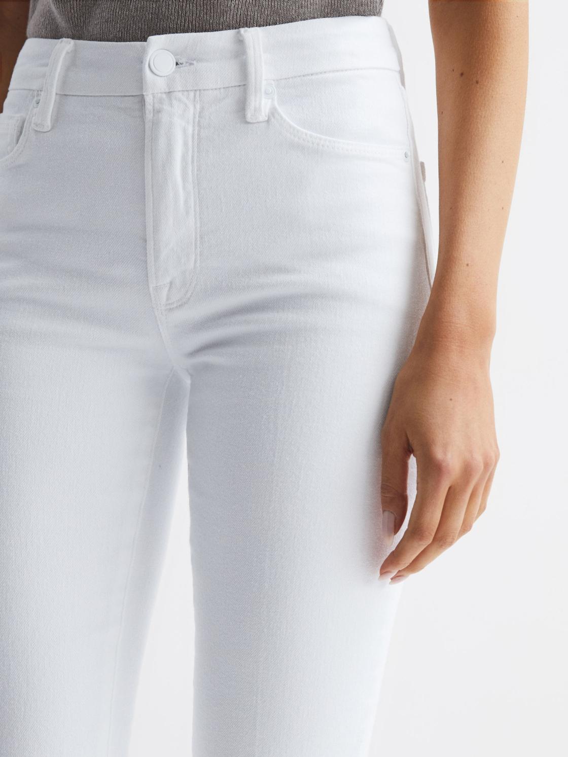 Reiss Jeans | Good American Straight Leg Skinny Jeans White - Women