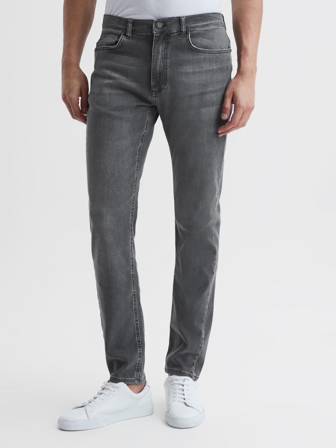 Reiss Jeans | Harry Slim Fit Washed Jeans Washed Grey - Men