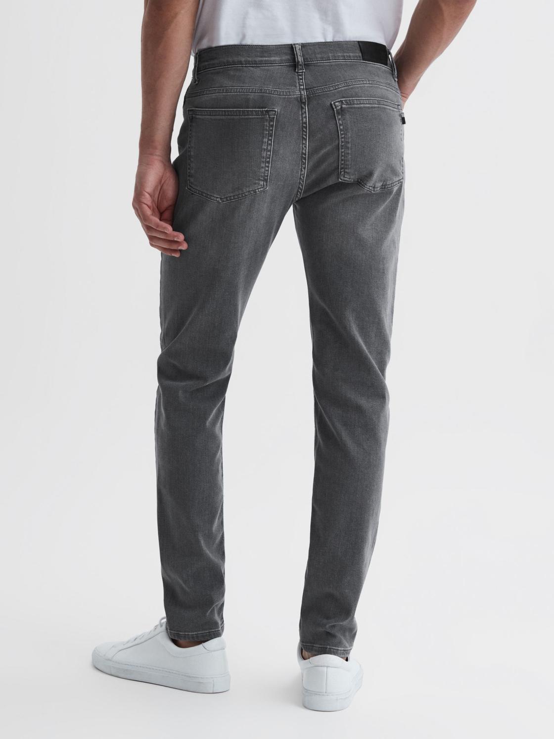 Reiss Jeans | Harry Slim Fit Washed Jeans Washed Grey - Men