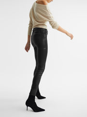 Reiss Jeans | Hoxton PAIGE Coated Skinny Jeans Black - Women