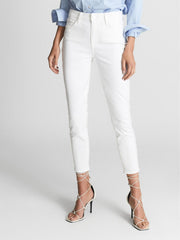 Reiss Jeans | Hoxton Paige Cropped Skinny Jeans White - Women