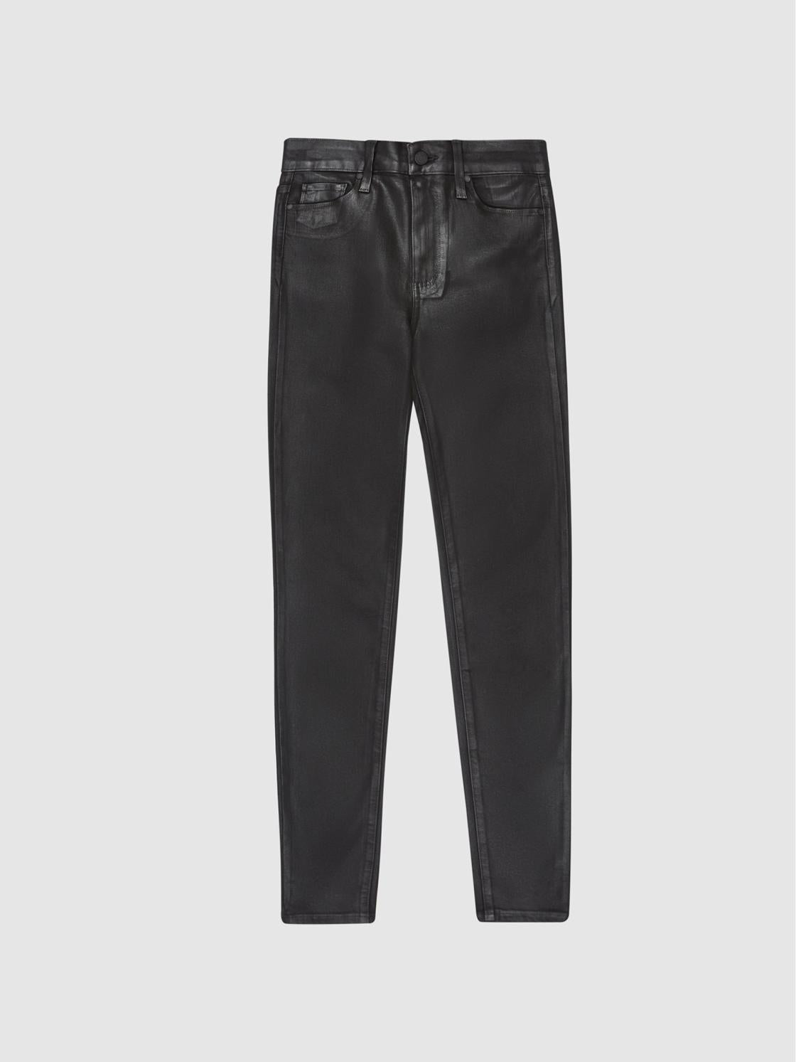 Reiss Jeans | Hoxton Paige High Coated Skinny Jeans Black - Women