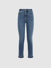 Reiss Jeans | Laurel Paige High Rise Flared Jeans Bellflower Distress - Women