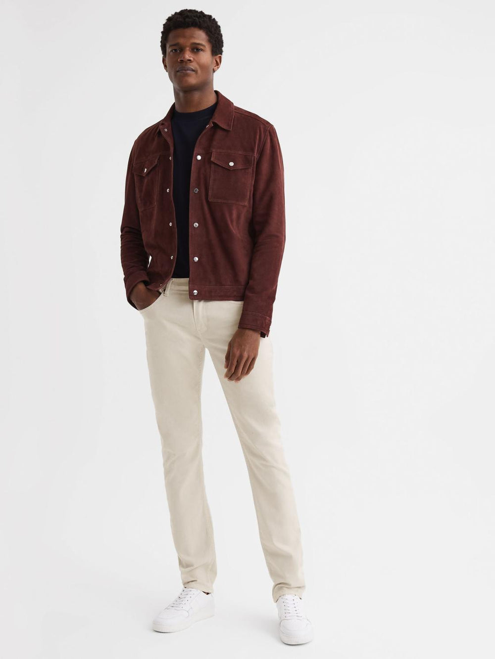 Reiss Jeans | Lennox Paige High Stretch Jeans Vintage Biscotti - Men