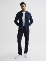 Reiss Jeans | Lennox Paige High Stretch Slim Fit Corduroy Jeans Deep Anchor - Men