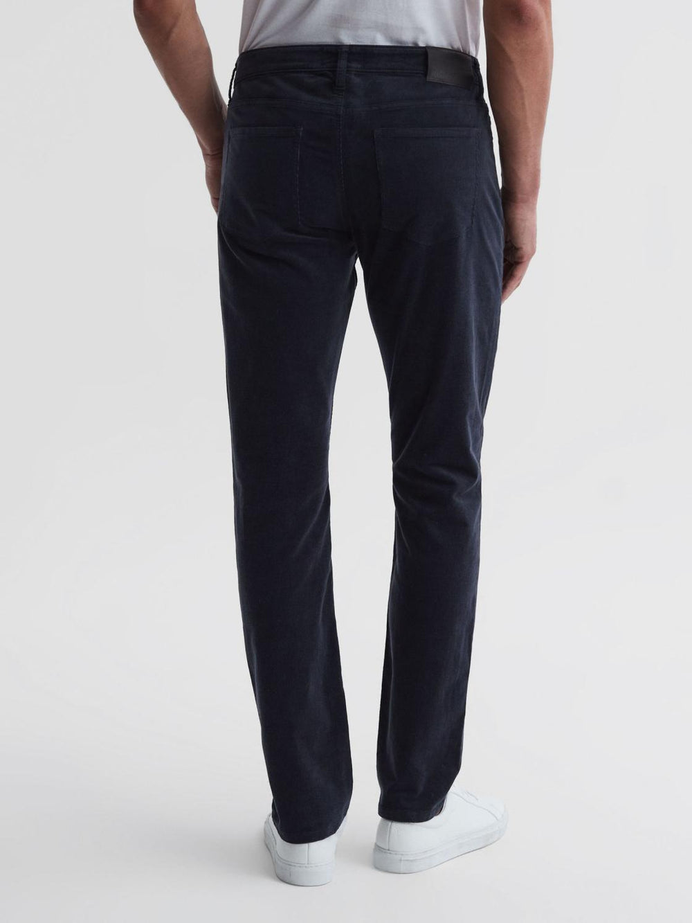 Reiss Jeans | Lennox Paige High Stretch Slim Fit Corduroy Jeans Deep Anchor - Men