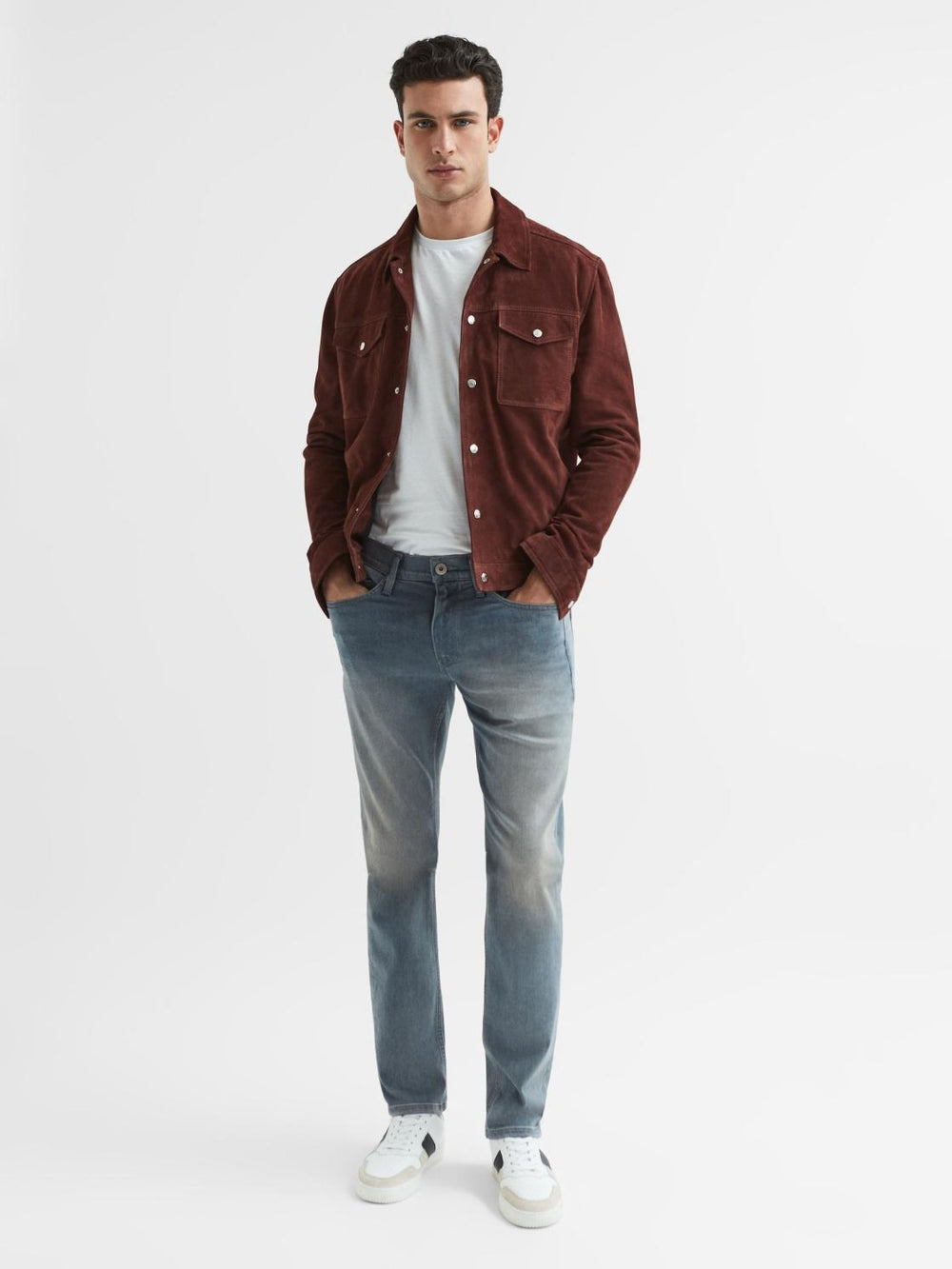 Reiss Jeans | Lennox Paige Slim Fit High Stretch Jeans Durant - Men