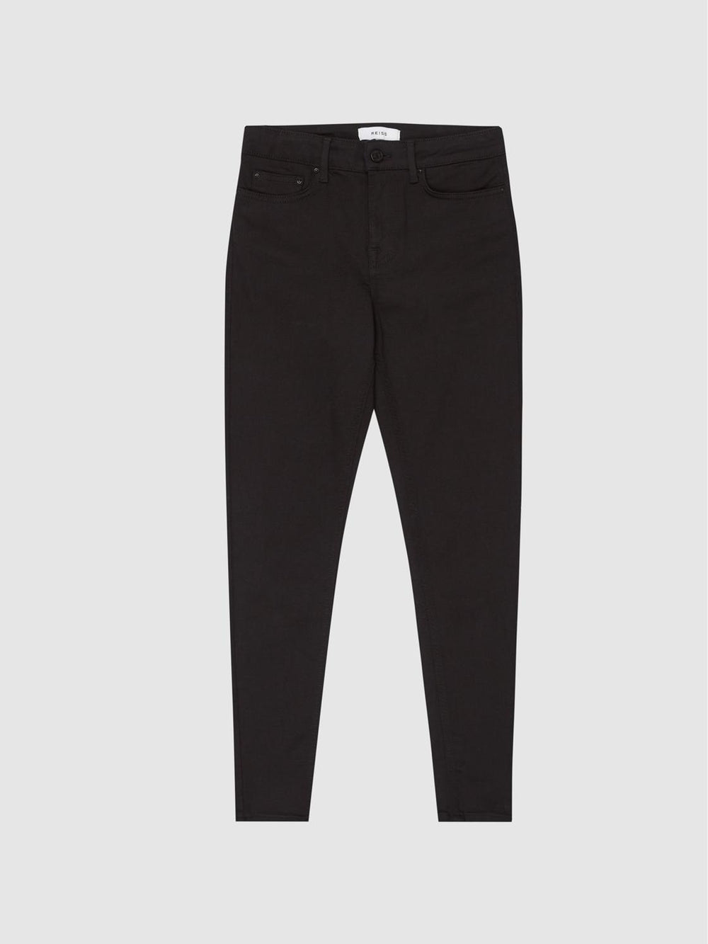 Reiss Jeans | Lux Mid Rise Skinny Jeans Black - Women