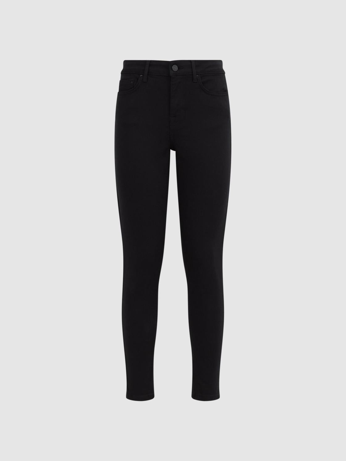 Reiss Jeans | Lux Mid Rise Skinny Jeans Black - Women