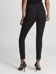 Reiss Jeans | Lux Mid Rise Skinny Jeans Black - Women