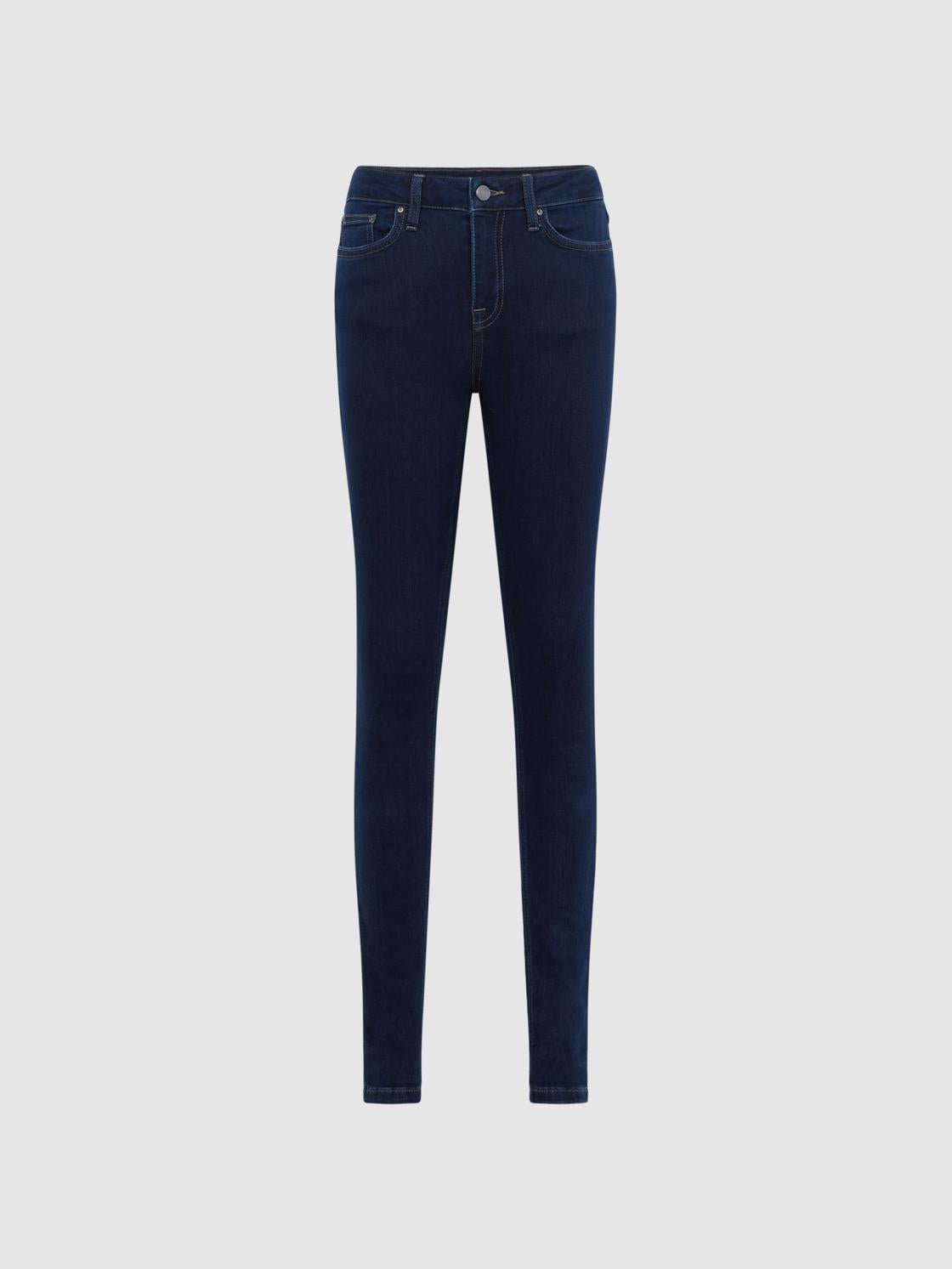 Reiss Jeans | Lux Mid Rise Skinny Jeans Indigo - Women