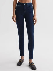 Reiss Jeans | Lux Mid Rise Skinny Jeans Indigo - Women