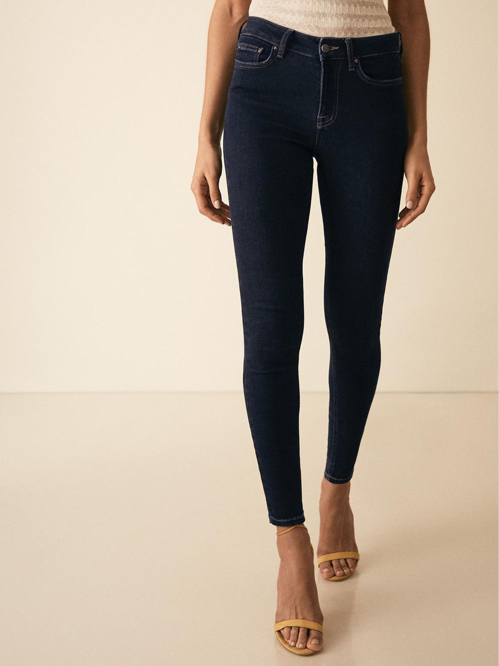 Reiss Jeans | Lux Mid Rise Skinny Jeans Indigo - Women