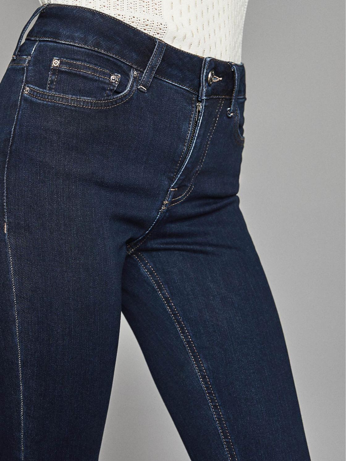 Reiss Jeans | Lux Mid Rise Skinny Jeans Indigo - Women