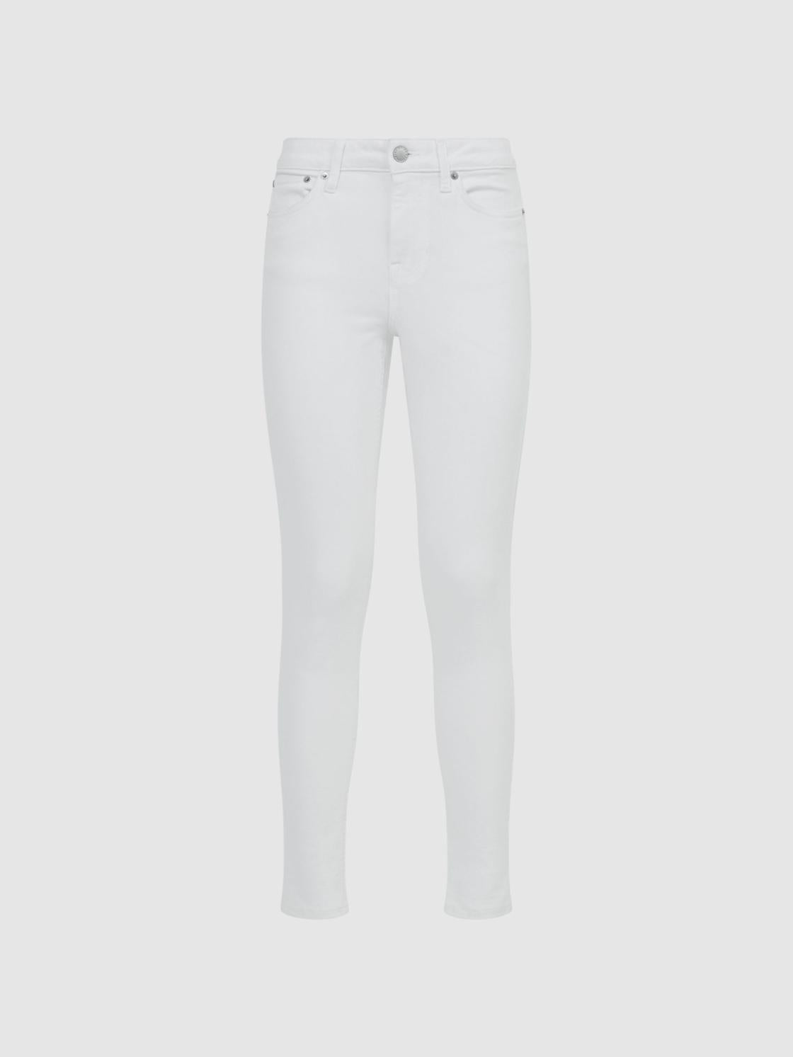 Reiss Jeans | Lux Mid Rise Skinny Jeans White - Women