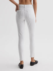 Reiss Jeans | Lux Mid Rise Skinny Jeans White - Women