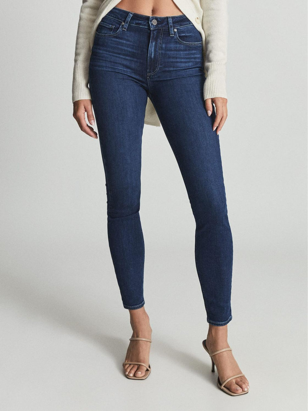 Reiss Jeans | Margot PAIGE Skinny High Rise Jeans Dark Blue - Women