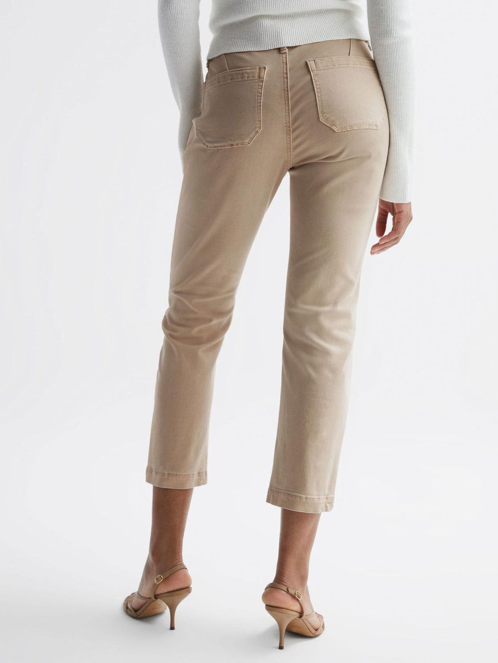 Reiss Jeans | Mayslie Paige High Rise Straight Leg Jeans Vintage Warm Sand - Women