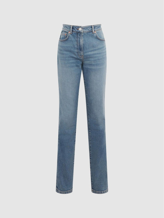 Reiss Jeans | Phillipa Straight Leg Boyfriend Jeans Light Blue - Women