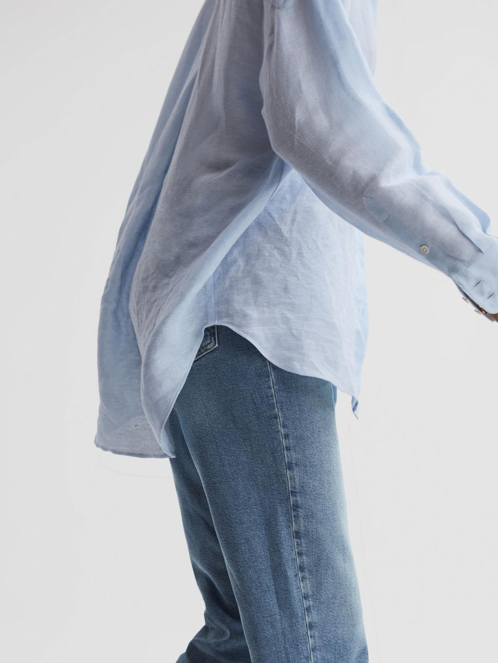 Reiss Jeans | Phillipa Straight Leg Boyfriend Jeans Light Blue - Women