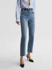 Reiss Jeans | Phillipa Straight Leg Boyfriend Jeans Light Blue - Women