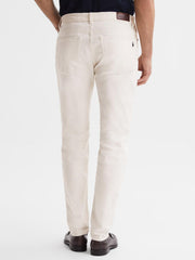 Reiss Jeans | Santorini Tapered Slim Fit Stretch Jeans Ecru - Men