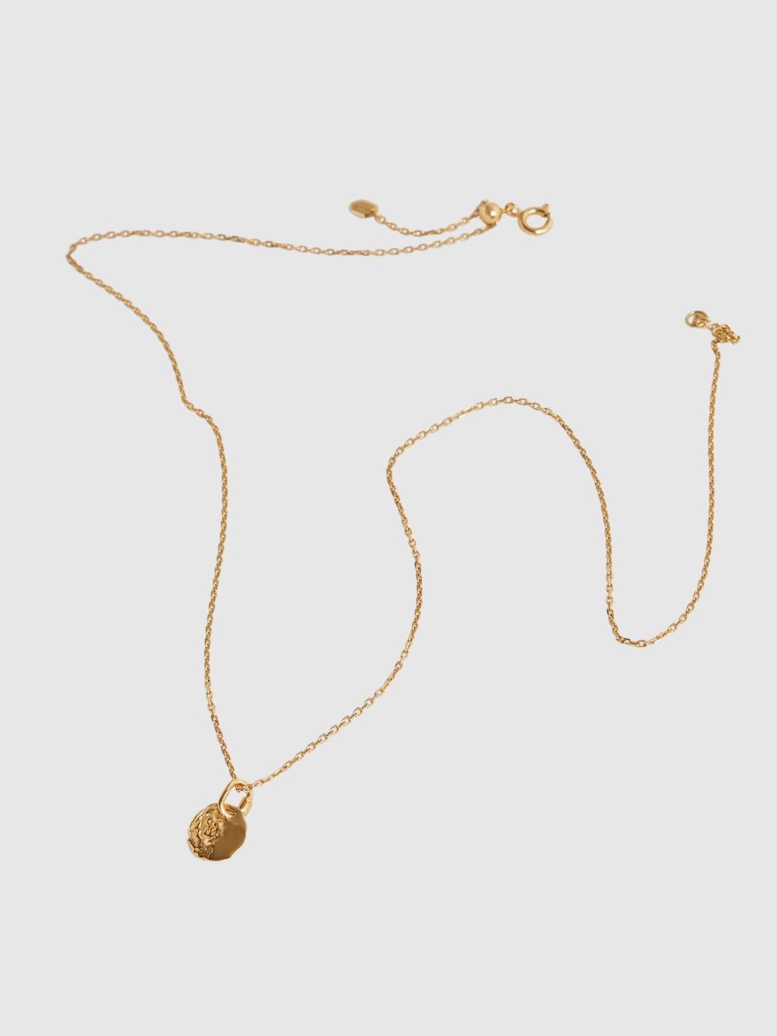 Reiss Jewellery | Aspen Maria Black Necklace Gold - Women