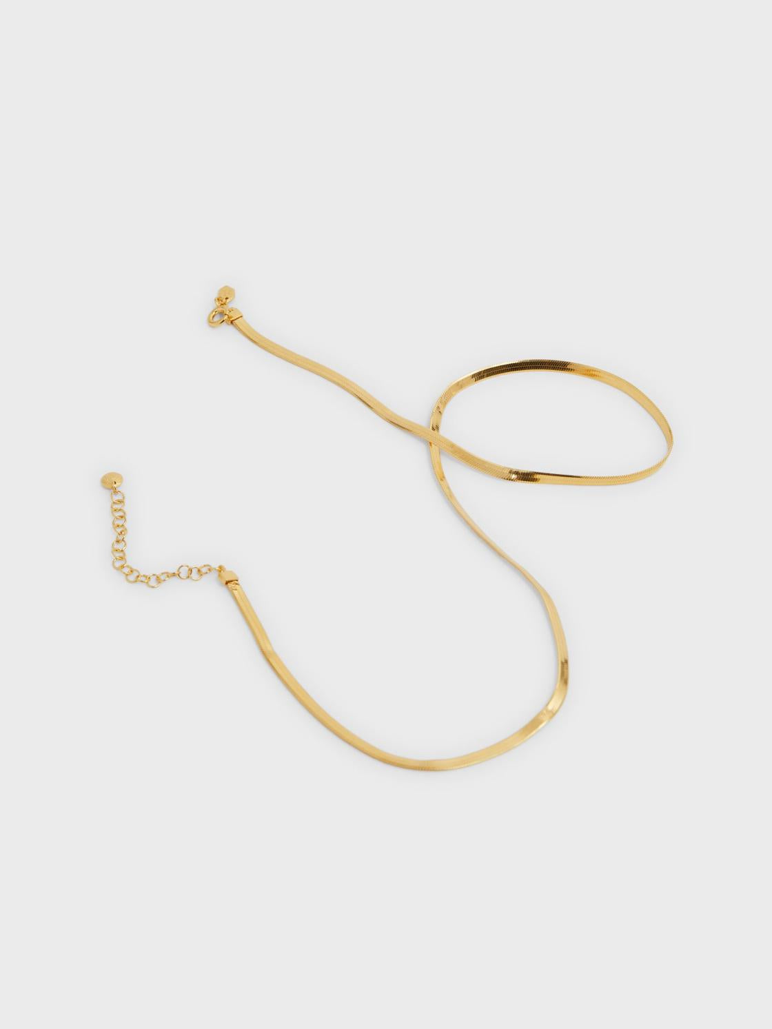 Reiss Jewellery | Mio Maria Black Chain Necklace Gold - Women