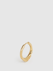 Reiss Jewellery | Miro 8 Maria Black Huggie Earring Gold - Women