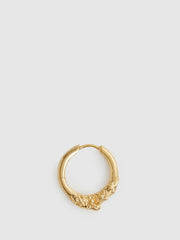 Reiss Jewellery | Miro 8 Maria Black Huggie Earring Gold - Women